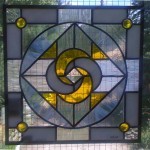 Stained Leaded Glass Mandela